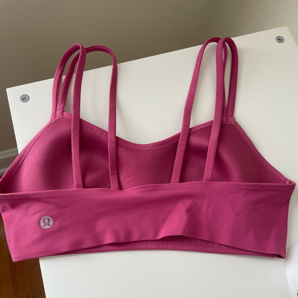 lululemon like a cloud bra sz 6 pink lychee
